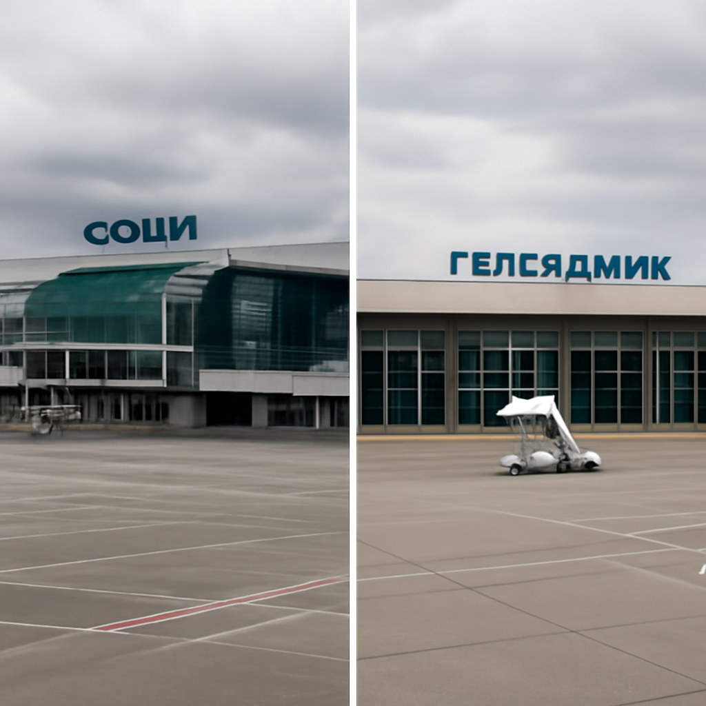 Аэропорты Сочи и Геленджика прекратили обслуживание рейсов